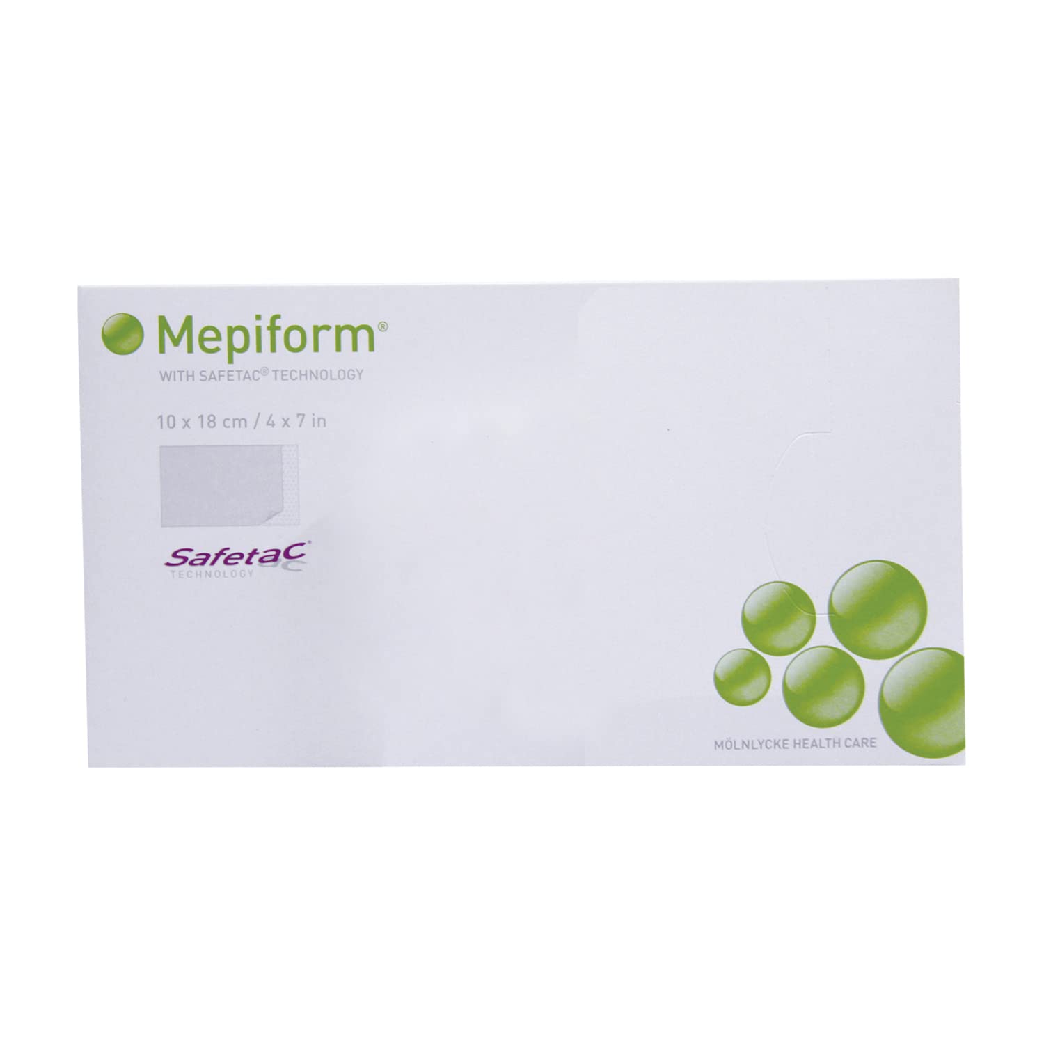 未使用　メピフォーム　Mepiform 10×18cm 2枚 MEPIFORM Silicone Dressing 10x18cm 5 Units : Amazon.co.uk: Health
